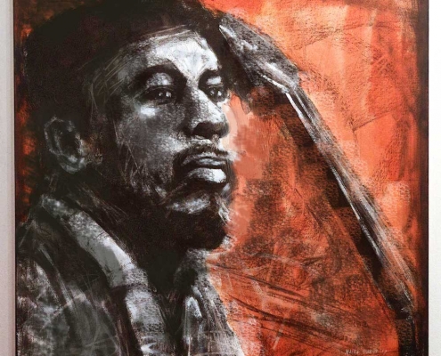 INK-CHARCOAL-COLOR PIGMENTS-CHARLES-MINGUS