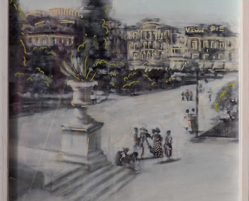 Syntagma-square-oils-on-canvas-29cmx30cm
